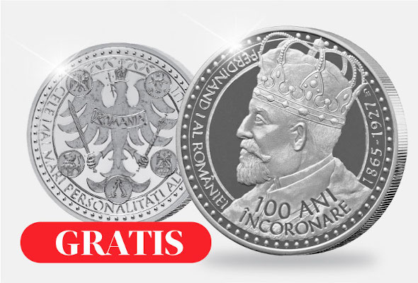 Casa de Monede lansează medalia aniversară Regele Ferdinand I – 100 ani de la încoronare
