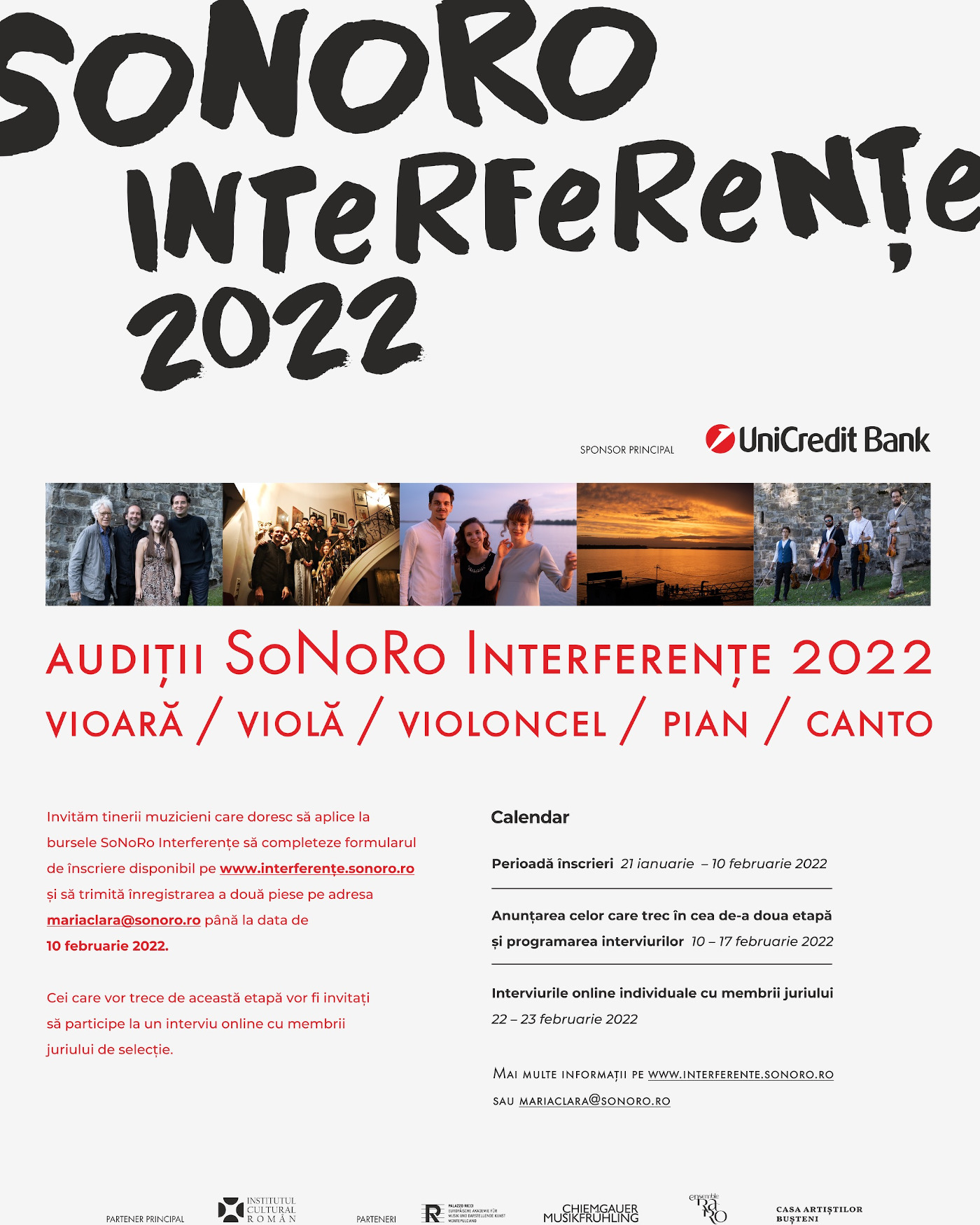 Încep preselecțiile pentru bursele SoNoRo Interferențe 2022