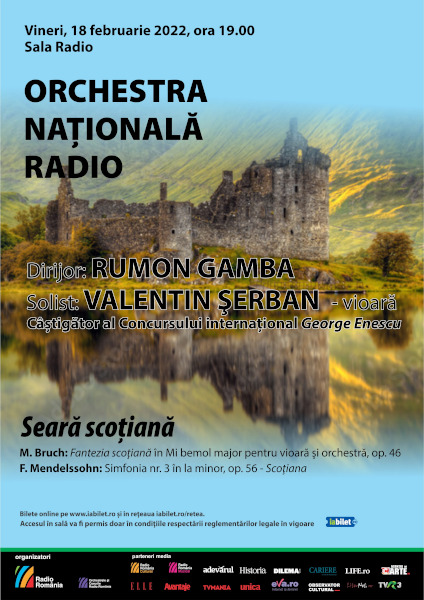 afis Sala Radio 18 febr 2022_Rumon Gamba si Valentin Serban