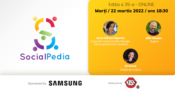 SocialPedia 35: Ce trebuie să știi despre Video Content în 2022, cu Ioana Mârzac-Sigarteu, Millo Simulov și Eli Neicuț