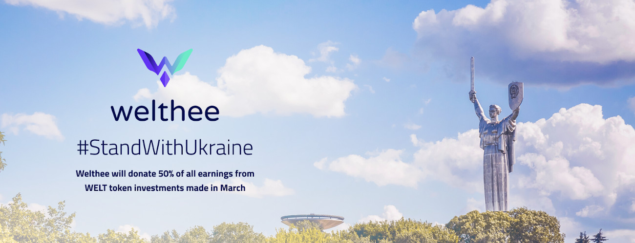 Welthee donează 50% din încasările pe luna martie, pentru persoanele afectate de războiul din Ucraina