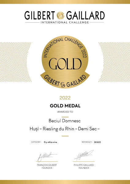 Medalii de Aur și Argint pentru compania Beciul Domnesc, la două prestigioase concursuri internaționale: Gilbert & Gaillard și Concours Mondial du Bruxelles – Rosé Wine Session