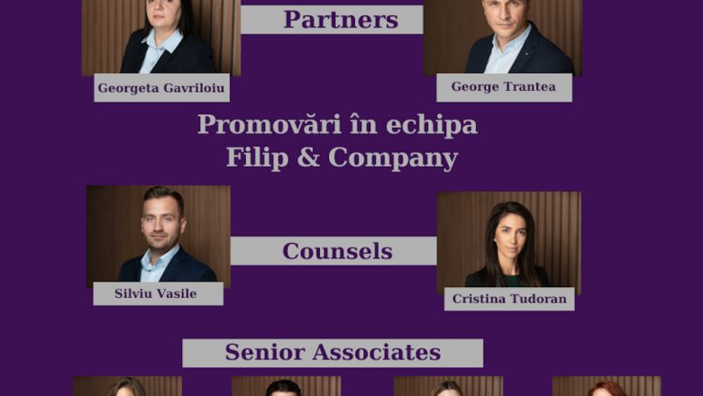 Promovări în echipa Filip & Company