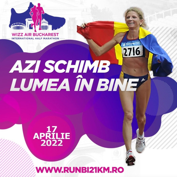 Iubitorii de sport în aer liber sunt așteptați la evenimentul Wizz Air Bucharest International Half Marathon by Constantina Diță, ediția a 6-a