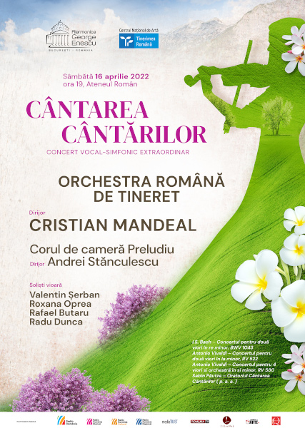 Cântarea Cântărilor – Concert de Paște cu Orchestra Română de Tineret şi Corul de Cameră Preludiu la Ateneul Român