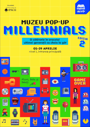Mega Mall găzduiește în luna aprilie Muzeul Pop-Up „Generația Millennials”, o expoziție dedicată generației cu cheia la gât
