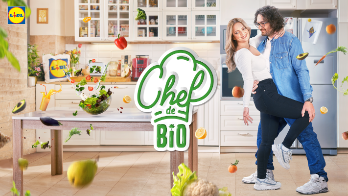 Lidl România și Mullen lansează campania Chef de BIO, direct din bucătăria familiei Dumitrescu