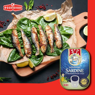 Sardinele EVA, un deliciu de nerefuzat – rețetă salată cu sardine