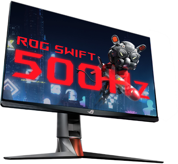 Republic of Gamers anunță monitorul de gaming pentru esports ROG Swift 500Hz cu NVIDIA G-SYNC și Reflex