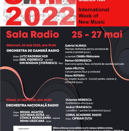 Săptămâna Internațională a Muzicii Noi – ediția 31 – la Sala Radio