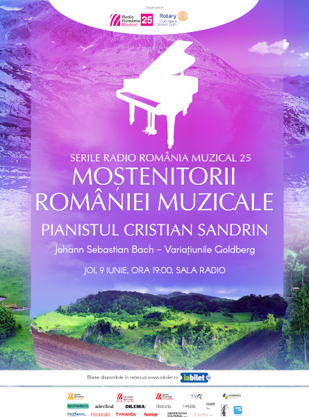 “Moștenitorii României muzicale”. Recital susținut de pianistul Cristian Sandrin