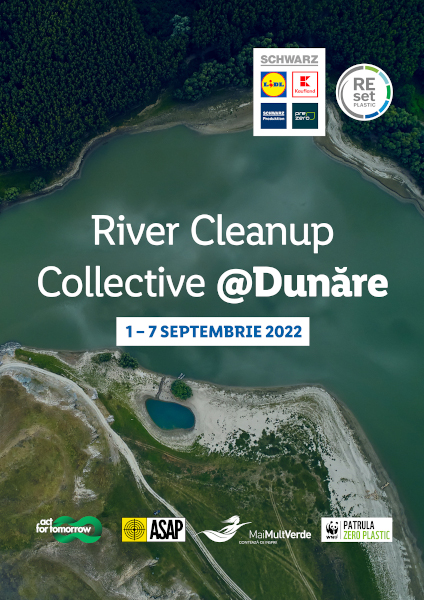 De ziua Dunării, Kaufland România și Lidl România, parte din grupul Schwarz, se alătură programului River Cleanup Collective @Dunăre