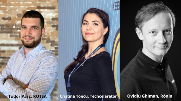 Tudor Pasc, ROTSA_Cristina Toncu, Techcelerator_Ovidiu Ghiman, Ronin