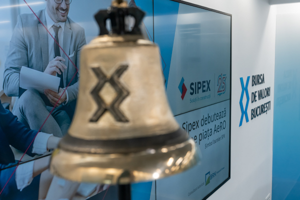 Distribuitorul de materiale și finisaje pentru construcții, Sipex Company se listează pe piața AeRO a Bursei de Valori București
