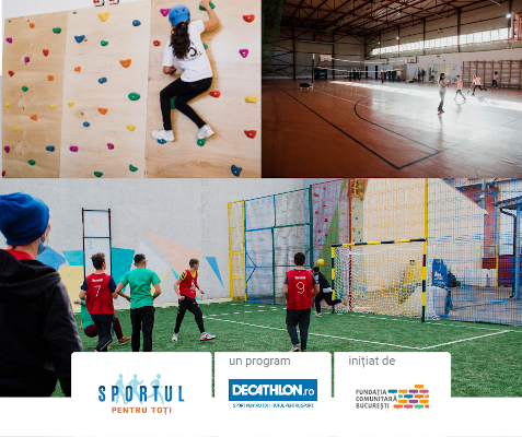 Șapte școli și licee din București vor primi finanțare pentru reamenajarea sălilor și terenurilor de sport, în cadrul programului ”Sportul pentru toți”