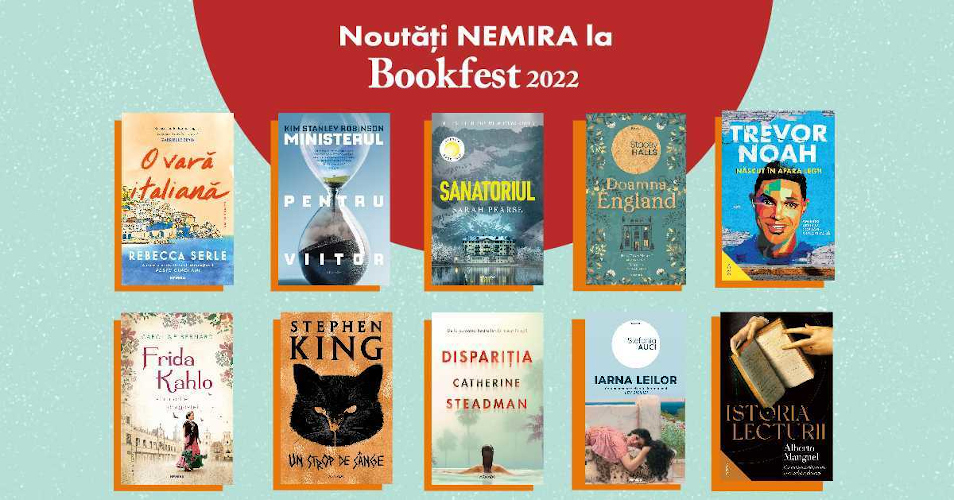 Cele mai căutate cărți Nemira și Nemi la #Bookfest2022