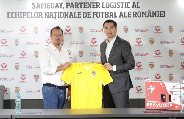 Sameday susţine echipele naționale de fotbal ale României printr-un parteneriat cu Federaţia Română de Fotbal