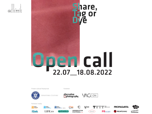 Apel deschis pentru artiști din toată lumea, în cadrul proiectului Share, Tag or Dye