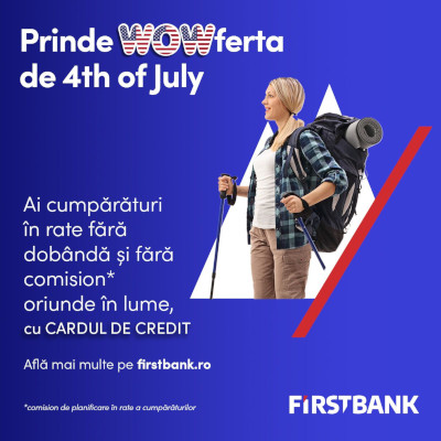 First Bank lansează Festivalul WOWfertelor de 4th of July într-o campanie semnată Cheil | Centrade
