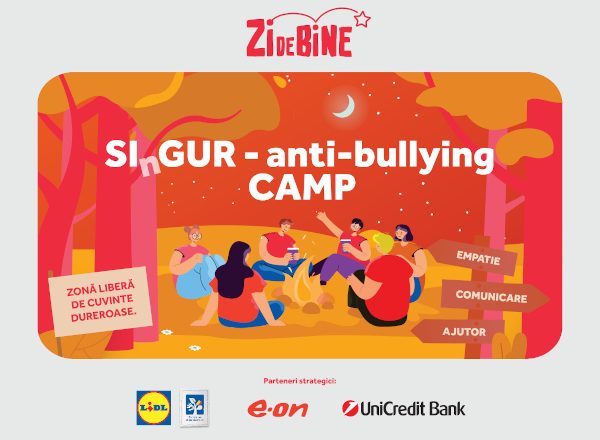 Proiectul SI(n)GUR – tabără anti-bullying pentru copii, părinți și profesori, al Asociației Zi de Bine, s-a încheiat