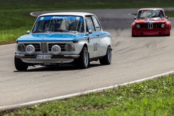 Aniversare 50 de ani BMW M la Romanian Retro Racing, la etapa din 27 august de la Adâncata