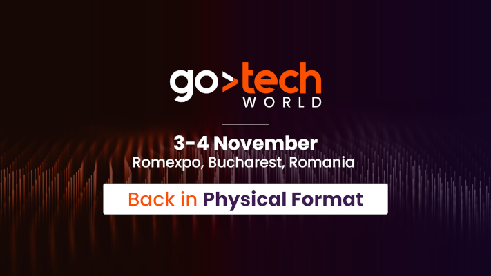GoTech World revine în format fizic cu cea de-a XI-a ediție, pe 3 și 4 noiembrie 2022, la Romexpo, Pavilionul B1