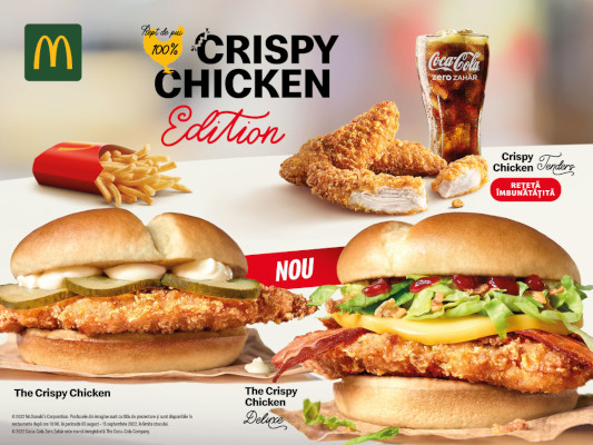 McDonald’s The Crispy Chicken și McDonald’s The Crispy Chicken Deluxe