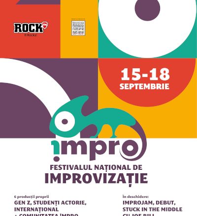 Spectacole în premieră absolută, cu improvizatori experimentați și debutanți, vă așteaptă la Festivalul Național de Improvizație (15-18 septembrie)