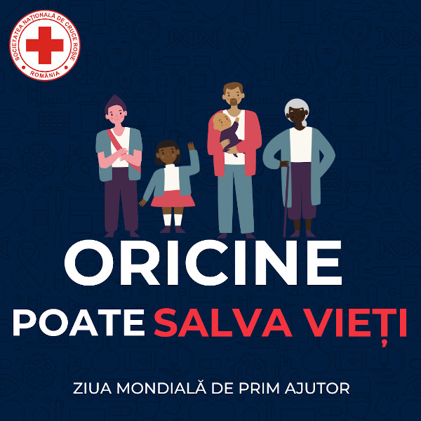 Crucea Roșie Română marchează Ziua Mondială de Prim Ajutor