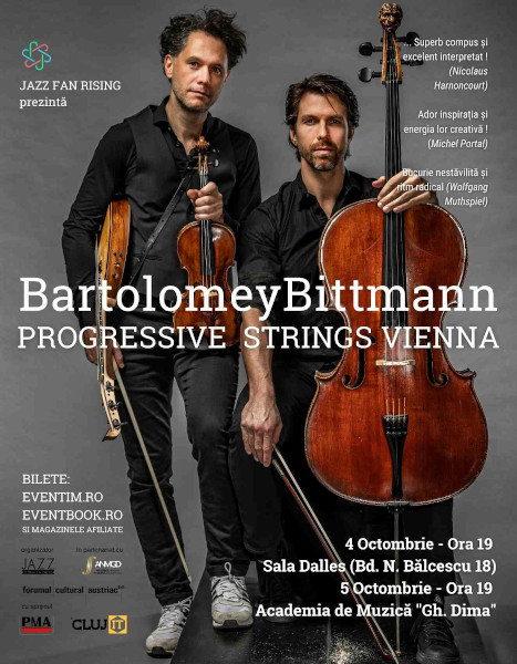 Concerte extraordinare Duo BartolomeyBittmann @București & Cluj-Napoca