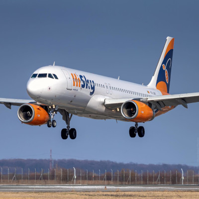 Compania aeriană HiSky zboară pe ruta București-Bruxelles din luna noiembrie