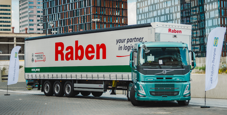 IKEA Volvo Trucks și Raben Group Polonia transport electric
