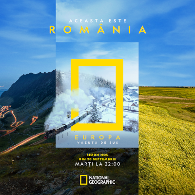 National Geographic prezintă România așa cum nu ați mai văzut-o niciodată, în cel de-al patrulea sezon spectaculos al emisiunii „Europa văzută de sus”