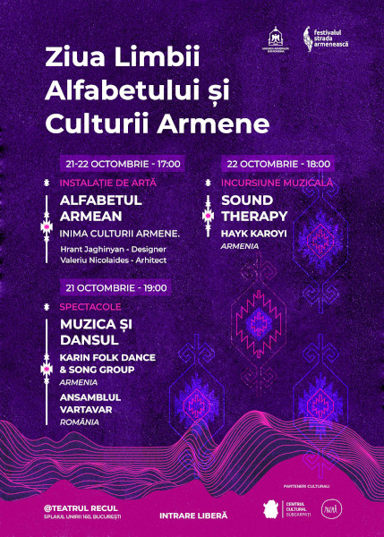 afis Ziua Limbii Alfabetului si Culturii Armene