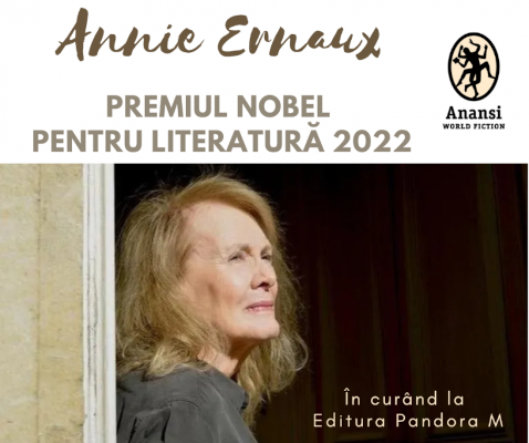 Academia Suedeză a anunțat numele laureatului Premiului Nobel pentru Literatură din acest an, distincție care merge către scriitoarea franceză Annie Ernaux