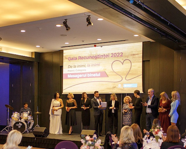 Kanal D, premii la Gala Recunoștinței 2022, organizată de SOS Satele Copiilor