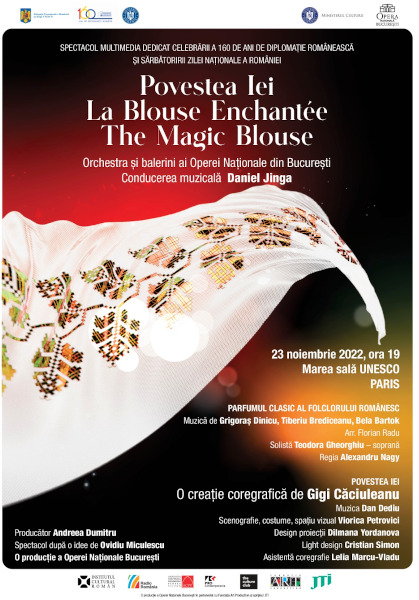 Povestea Iei / La blouse enchantée / The Magic Blouse în premieră la Sala Mare a UNESCO din Paris