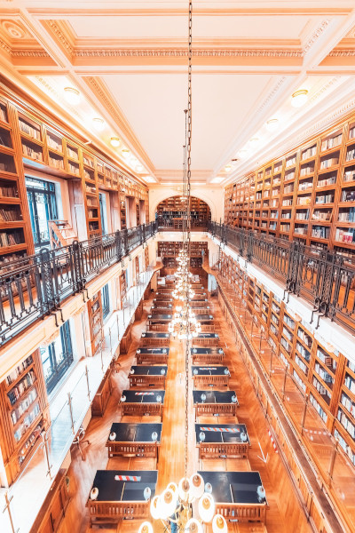 interiorul Bibliotecii Universitatii Bucuresti Foto Credit: Ana Dumitru