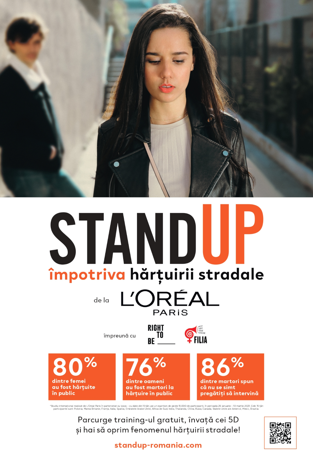 L’Oréal Paris Stand Up împotriva hărțuirii stradale