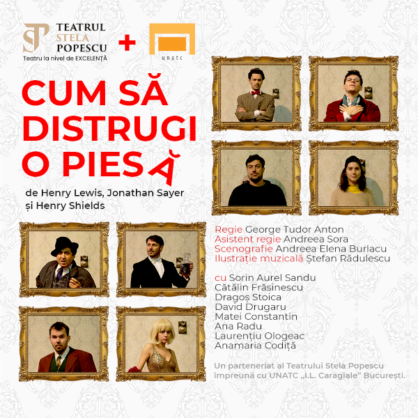 Teatrul Stela Popescu vă invită la premiera spectacolului „Cum să distrugi o piesă”