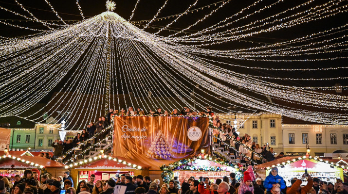 Ferrero Rocher și Kinder oferă clipe magice la Târgul de Crăciun din Sibiu