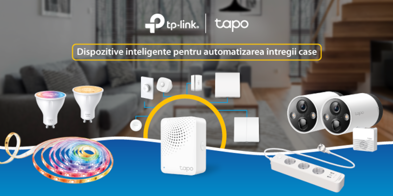 TP-Link lansează noi produse din gama Tapo, pentru locuințe smart accesibile, performante și eficiente din punct de vedere energetic