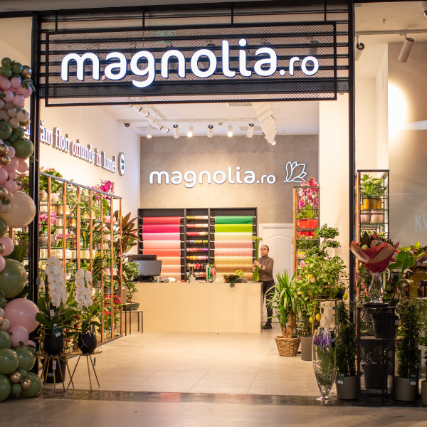 Florăriile Magnolia, extindere cu o nouă locație în Craiova. Rețeaua numără 18 magazine în toată țara