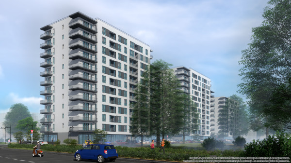 INTERDRAW a obținut autorizația de construire pentru Sungate Apartments, un proiect rezidențial cu 248 de apartamente