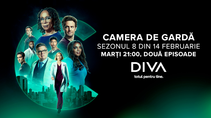 DIVA difuzează cel mai nou sezon din Camera de gardă, din 14 februarie, în fiecare marți de la ora 21