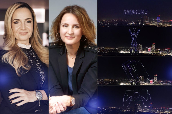 Samsung și Cheil | Centrade lansarea Galaxy S23 DRONE