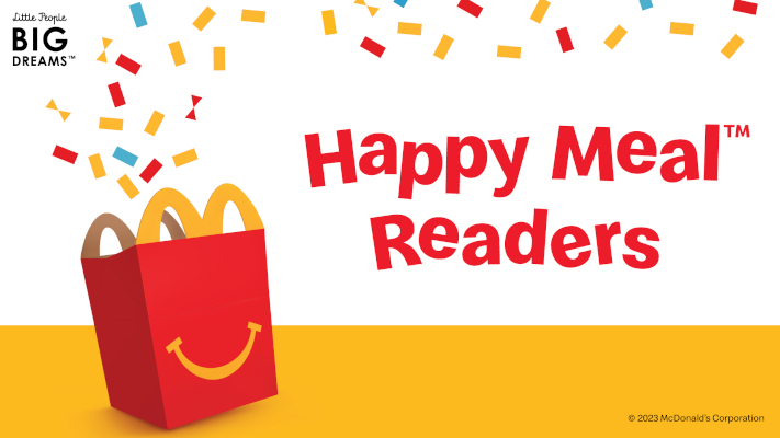 McDonald’s încurajează lectura și timpul petrecut în familie prin programul Happy MealTM Readers