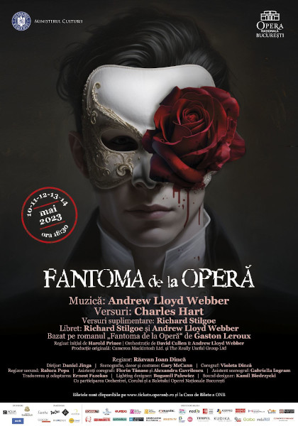 „Fantoma de la Operă”, închis pe Broadway, deschis la București