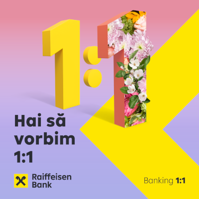 Raiffeisen Bank propune schimbarea perspectivei în banking și invită la “Banking 1:1”