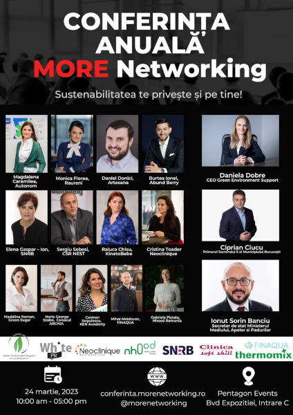 ”Sustenabilitatea te privește și pe tine” - Conferința Anuală de Business Networking